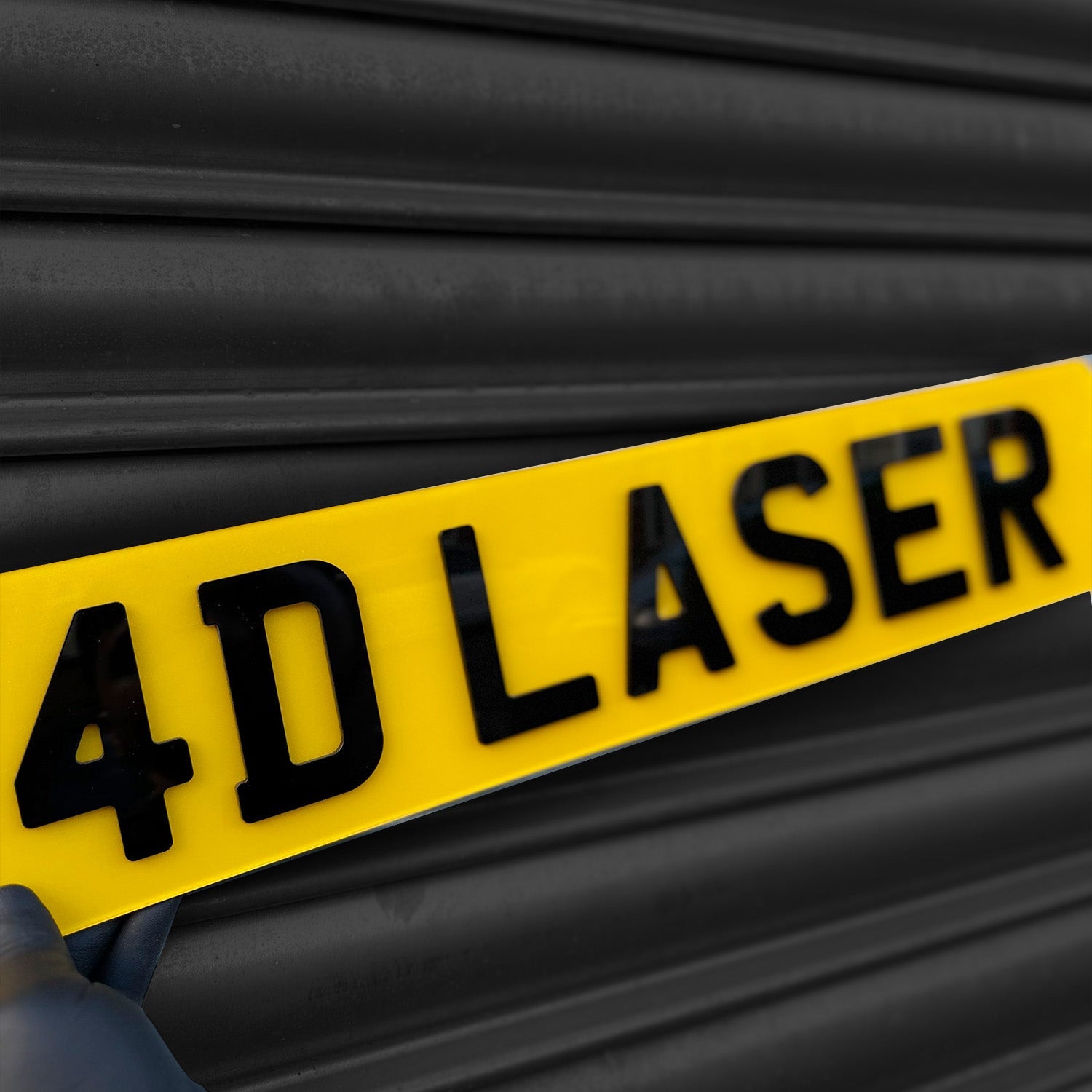 4D Laser Cut 3MM Number Plates